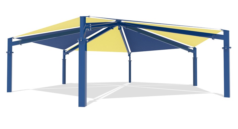 SkyWays® Hexagon, Single Layer 50' Diameter