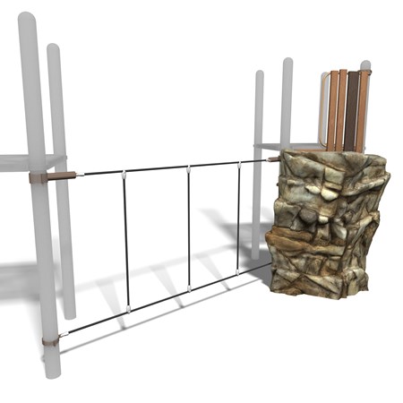 Canyon High Wire Net w/Rock