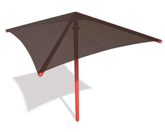 SkyWays® Single Post Pyramid (10'x10') Shade