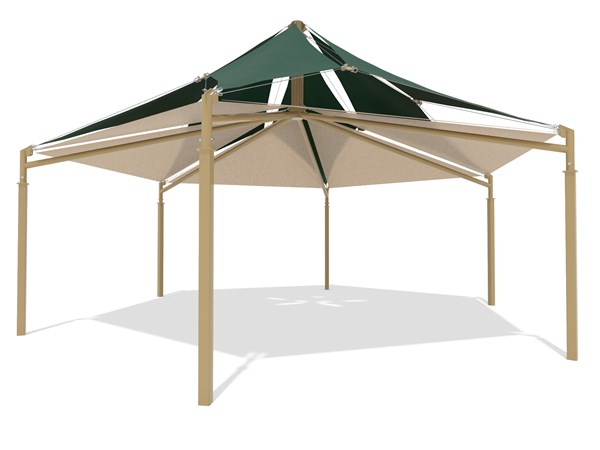 SkyWays® Hexagon, Double Layer 35' Diameter