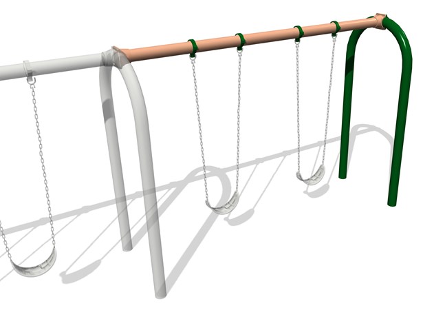 5' Arch Swing Frame Additional Bay