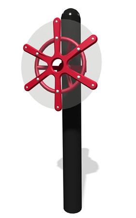 Ship Wheel Post Mount