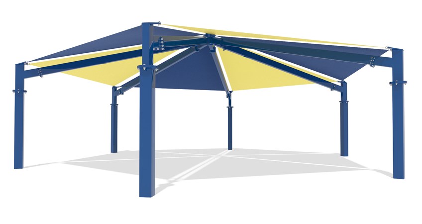 SkyWays® Hexagon, Single Layer 45' Diameter