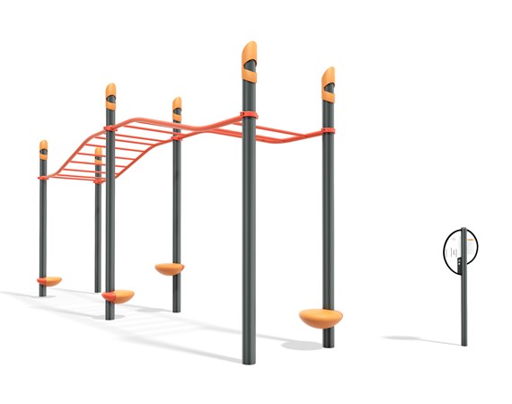 FitCore™ Extreme Angled Overhead Ladder (13+)