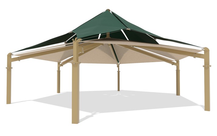 SkyWays® Hexagon, Double Layer 50' Diameter