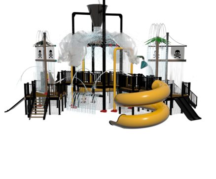 Mega Pirate Climb N Slide