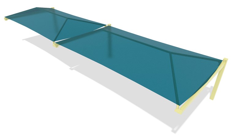 SkyWays® Cantilever 20'x72' Shade