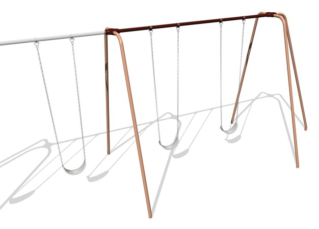 5000 Series Swing Frame 10' Height Additional Bay Anti-Wrap Hangers