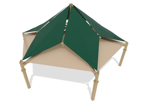 SkyWays® Hexagon, Double Layer 45' Diameter