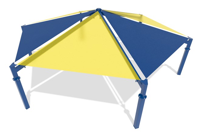 SkyWays® Hexagon, Single Layer 50' Diameter