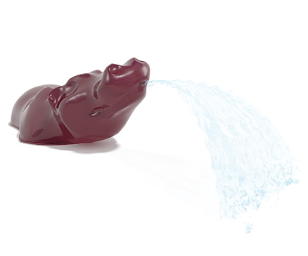 SplashPack Swimming Hippo