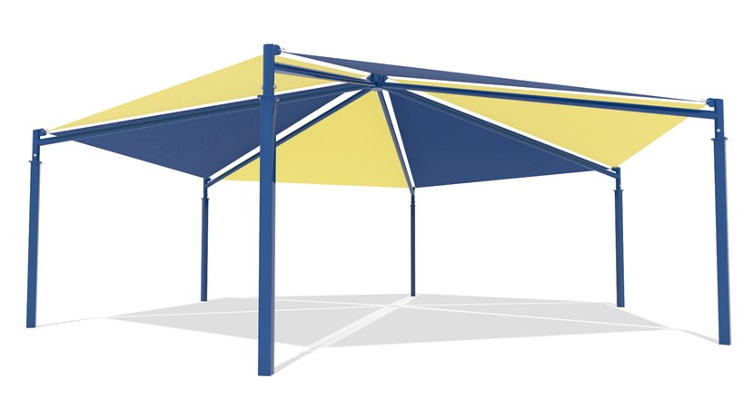 SkyWays® Hexagon, Single Layer 40' Diameter