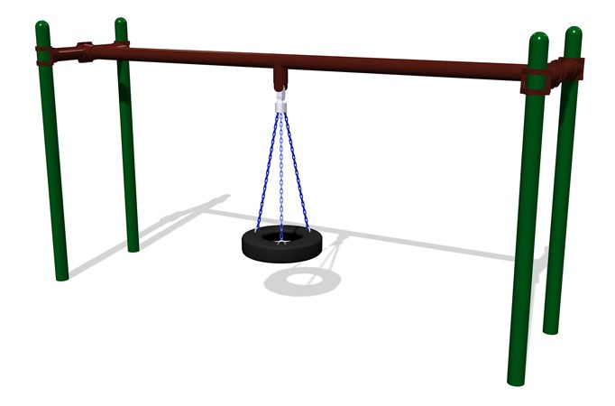Tire Swing w/4 Posts
