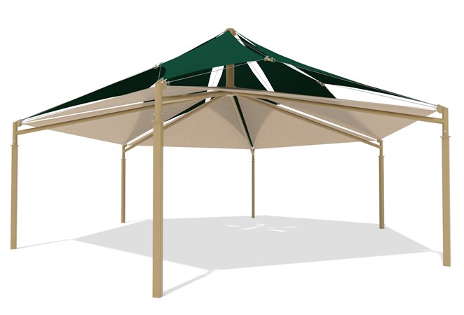 SkyWays® Hexagon, Double Layer 40' Diameter