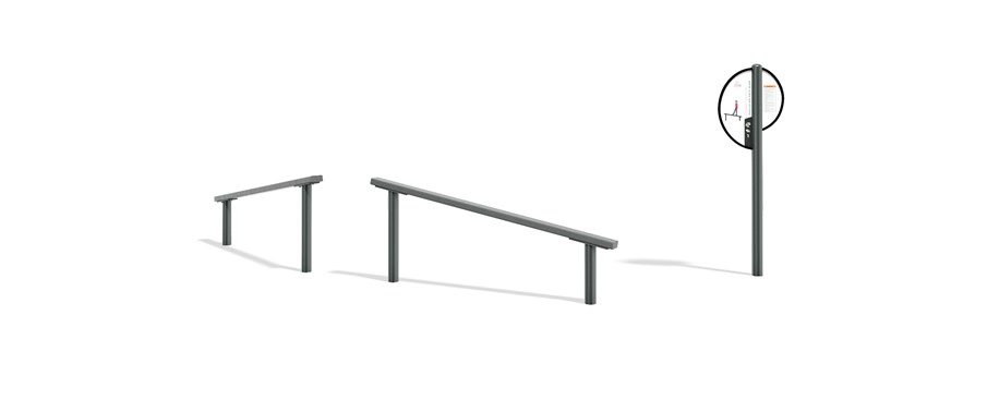 FitCore™ Extreme Angled Balance Beam (13+)
