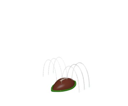 Spraying Sport Football