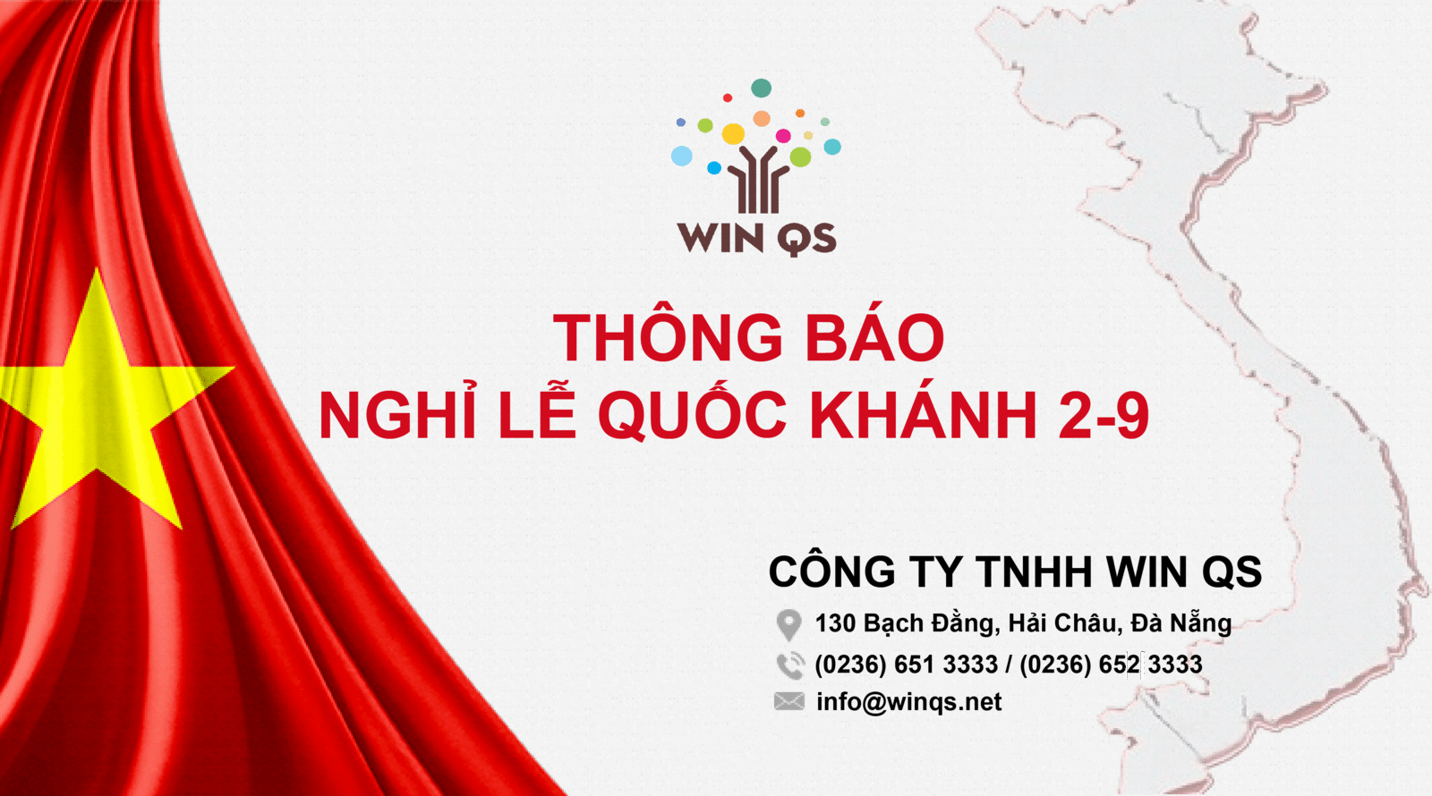 THÔNG BÁO LỊCH HOẠT ĐỘNG DỊP LỄ QUỐC KHÁNH 02-09-2019