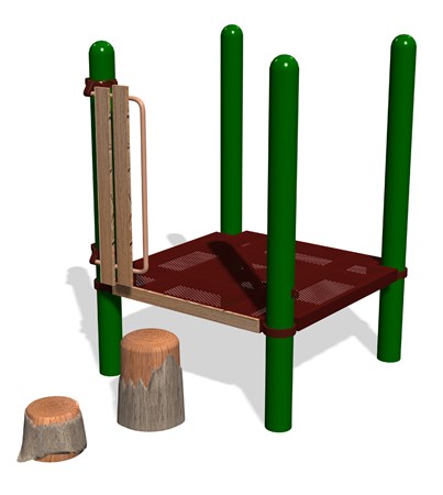 Log Stepper 24' Deck