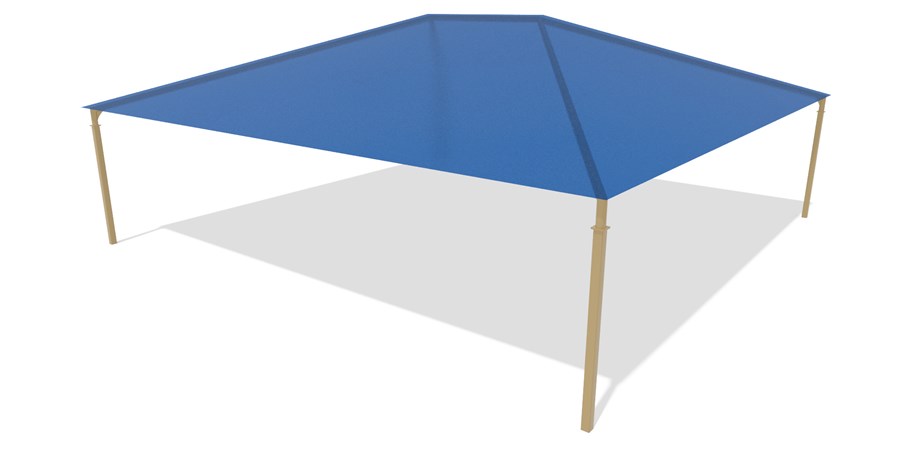 SkyWays® Hip (40'x40') Shade