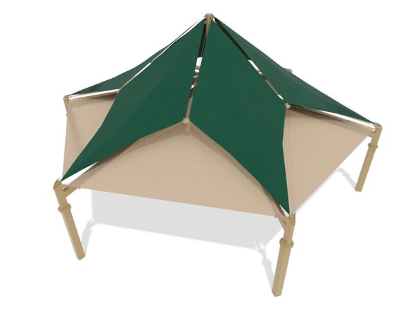 SkyWays® Hexagon, Double Layer 50' Diameter