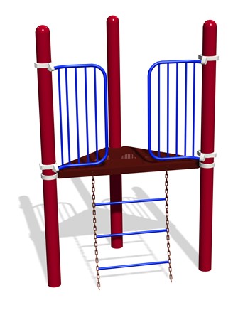 Wiggle Ladder 90° Tri-Deck