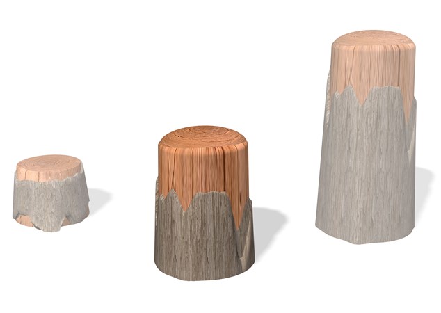 Log Stepper 18'