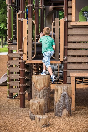 Log Stepper 40'- 48' Deck