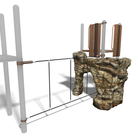Canyon High Wire Net w/Rock
