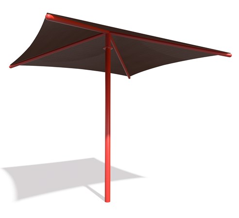 SkyWays® Single Post Pyramid (12'x12') Shade