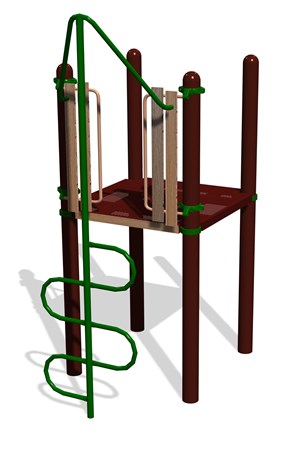 Loop Pole w/Recycled Wood-Grain Handholds