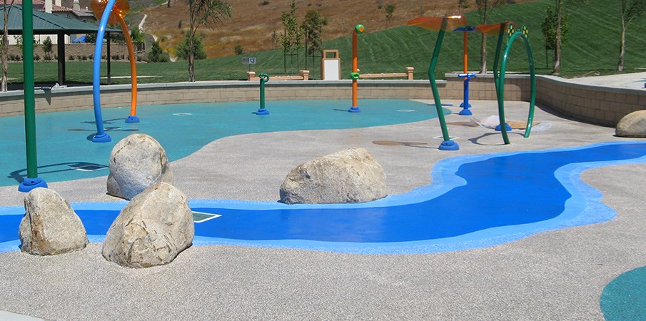 AquaFlex® Porous Water Play & Pool Deck Surfacing